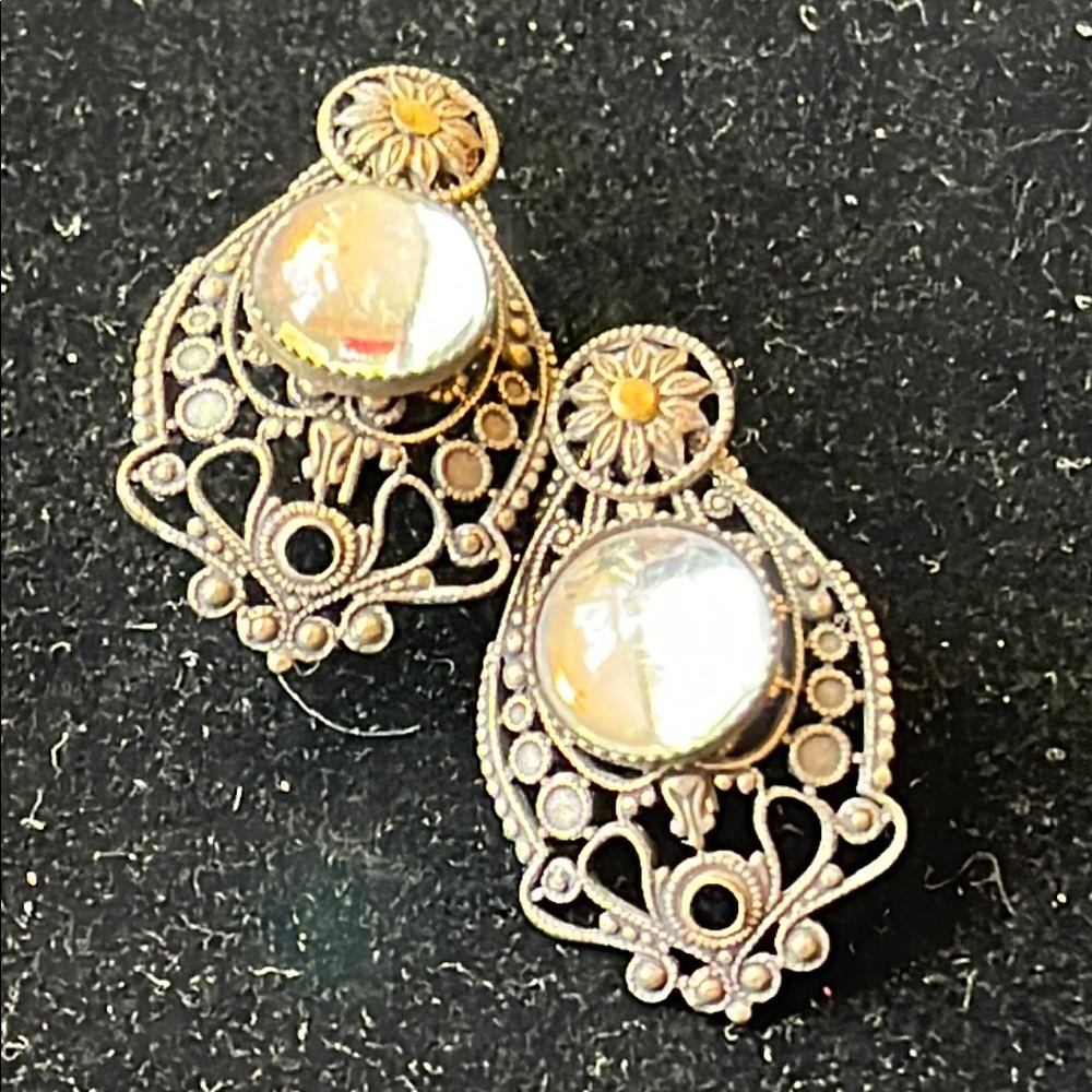 Vintage Gold and Silver Earrings
